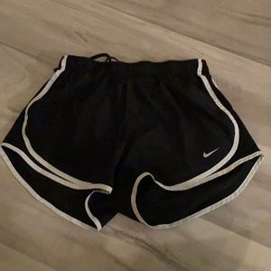 black nike shorts